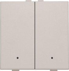 NHC 2násobný ovladač s LED + snímač teploty LIGHT GREY NIKO 102-52202