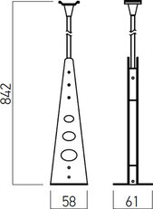 MINITRACK 1c  METALIC BEARING ROD MWH