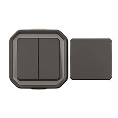 NOVÉ PLEXO IP55 MULTIFUNKČNÍ SPÍNAČ/TLAČÍTKO 5V1 ANTRACIT LEGRAND 069789L