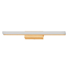 Orbis Mirror 60CM Click CCT DIM IP44 Wood Decor LEDVANCE 4099854279294