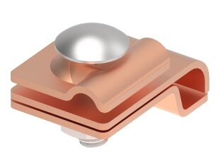 Držák vedení na falc, drát 8/10mm, materiál Cu GROMTOR 404814