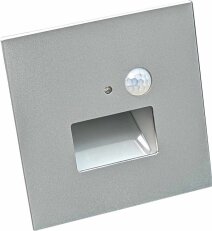 Nástěnné vestavné LED svítidlo JACK PIR linkable Grey 1,5W CCT 75/120lm