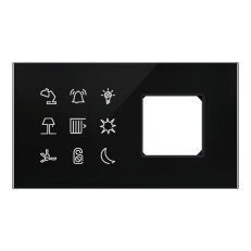 SpaceLogic Modbus 2G panel k posteli 9 tlačítkový a rámeček (New Unica)