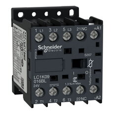 Ministykač TESYS K 3P 9A cívka 24V DC SCHNEIDER LC1K09016BLS207