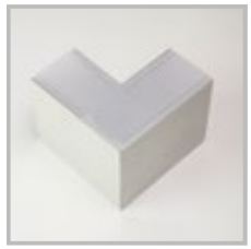 Archilight SDPS90 Dual spoj 90°, 105x105mm, elox