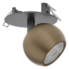 LED-CCT-SPOT BRONZE GEBÜRSTET MENGIBAR