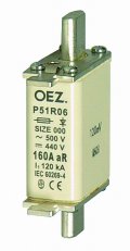 P51R06 63A gR Pojistková vložka pro polovodiče AC690V/DC440V vel.000 OEZ:06640