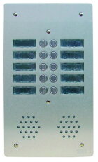 Vandalizmu odolný tlač. panel, 4 tl., 2 sloupce URMET AV2004P