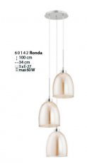 Lustr RONDA žlutá 3xE27 60W PR.34cm