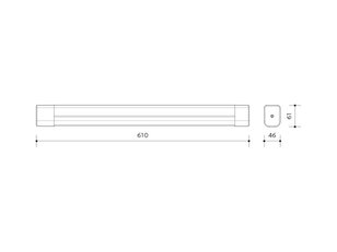 Koupelnové svítidlo LORIEN LED 10W 3000K IP44 PANLUX PN16100001