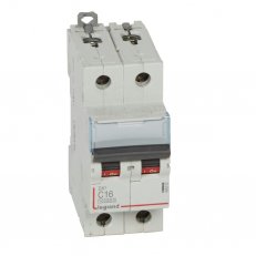 DX3 JISTIČ, 2 PÓLOVÝ, CHAR. C,16A 10000A/16KA LEGRAND 409202