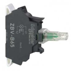 Schneider ZBVB65 Objímka LED 24 V,Modrá