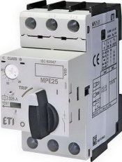 Motorový spouštěč MPE25-25 3p 50kA (230V) 20-25A Irm=300A ETI 004648013