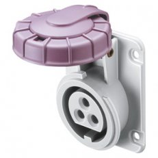 IP67 10°P.RECEPTACLE 2P 16A 24V N.R