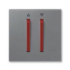 Kryt žaluziový 2 páčky s potiskem 3559M-A00662 71 ocelová/teracotta Neo ABB