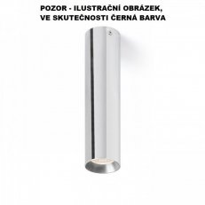 RIGA 18 stropní černá 230V LED 4W 38° 3000K RENDL R12451