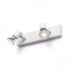 TRICA II nástěnná černá 230V GU10 2x25W RENDL R13374