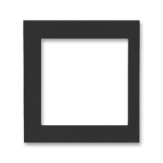 LEVIT M Kryt rámečku s otvorem 55x55 krajní onyx ABB 3901H-A00255 63