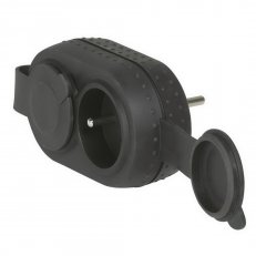 ADAPTÉR 2X2P+T IP44 ČERNÁ LEGRAND 050470