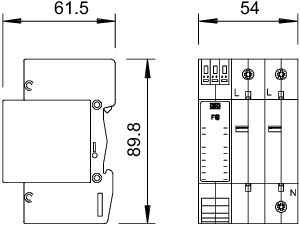 OBO 5096316 Spodní díl V20 a V25 V20-C U-2 FS