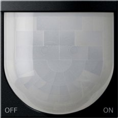 KNX Hlásič pohybu, Standard 2,20m System 55 černá mat GIRA 2041005