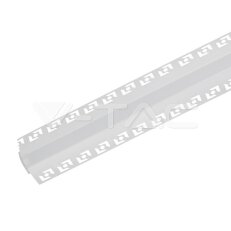 Aluminum Profile Set Milky Gypsum Outer Corner 2000mm, VT-8103 V-TAC SKU3361