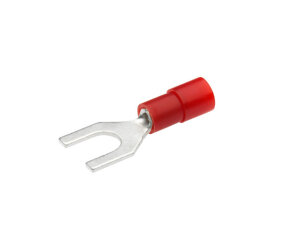 Izolovaná vidlice Cu 0,5-1/6 mm, červená (100 ks) CIMCO 180128