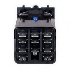 Výkonové relé 3 přep.kontakty 16A 24VDC,Faston 250,horiz. SCHRACK RM778024--