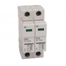 Svodič přepětí T1+2/BC kompletní 2p 12,5kA/280V série UAS SCHRACK IS210447--