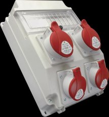 Zásuvková rozvodnice 4x3253, 11 modulové okénko, IP54 ROS 11/X-01