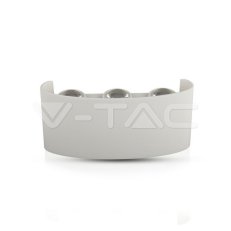 6W LED Wall Light Sand White IP54 4000K,
