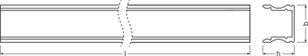 LEDVANCE Medium Profiles for LED Strips -PM05/U/17,5X14,5/10/1