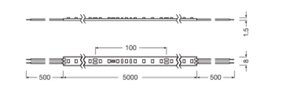 LED pásek LEDVANCE LED STRIP V 1000 -1000/827/5