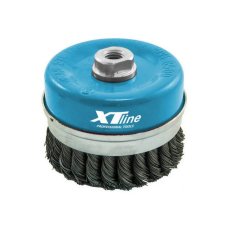 Cup brush  twisted wire, 100 mm Fe 0,8mm XTLINE XT22006-8