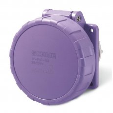 SCAME 435.1615/R Zásuvka vestavná IEC309 do 50V,rovná-2P,16A,20-25 V,IP67