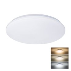LED stropní světlo Plain 3CCT 24W 1920lm 3000K 4000K 6000K kulaté 38cm WO788