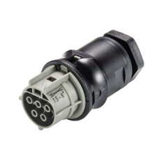 zásuvka vestavná gesis RST, 5-pól, M20, šroubové svorky, šedá 96.051.6054.3