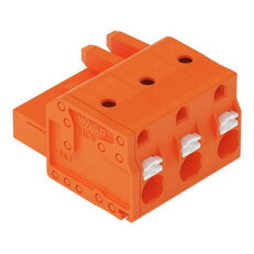Pružinová svorka CAGE CLAMP oranžová 2,5mm2 3pól. oranžová WAGO 2231-703/026-000