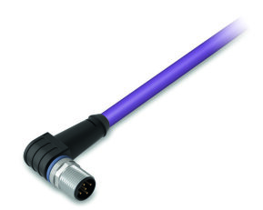 Kabel PROFIBUS Zástrčka M12B  úhlová 5pól. Fialová WAGO 756-1104/060-040