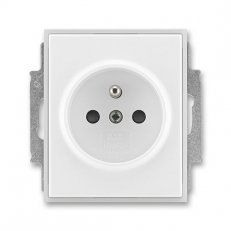 ABB Element,Time 5518E-A02359 01 Zásuvka jednonásobná s ochranným kolíkem