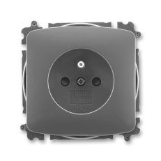 ABB TANGO Zásuvka chráněná s clonkami bezšroubová kouřová šedá 5519A-A02357 S2