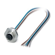 Přístrojový konektor zpředu stěny SACC-E-M12FS-4CON-M20/0,5 1408436