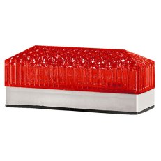 Svítidlo 12 LINEAR S/F LED 24 V, ACDC, IP54, červená, světle šedá SIRENA 66462