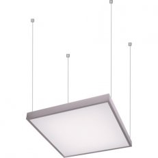 Závěsné svítidlo Quatro panel S 400x400 závěs šedá 2x24W IP20 2G11 913254/54