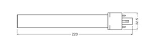 Světelný zdroj LEDVANCE DULUX LED S EM & AC MAINS V 6W 840 G23