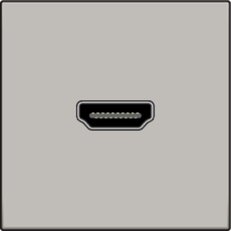 Zásuvka HDMI-HDMI CHAMPAGNE COATED NIKO 157-69417