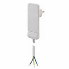 Bachman 933.004 Flat Plug w. earthing contact 1,5m 10cm wire ferrules, ws