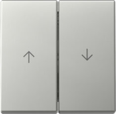 Dvojitá kolébka, symbol šipky System 55 nerez GIRA 3294600