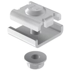 Univerzální spojka pro drátěný kabelový nosník, galvanicky pokoveno