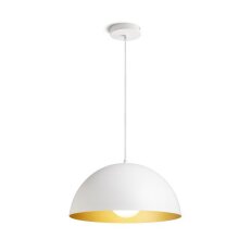 GLADYS 40 závěsná bílá/zlatá 230V E27 30W RENDL R14112